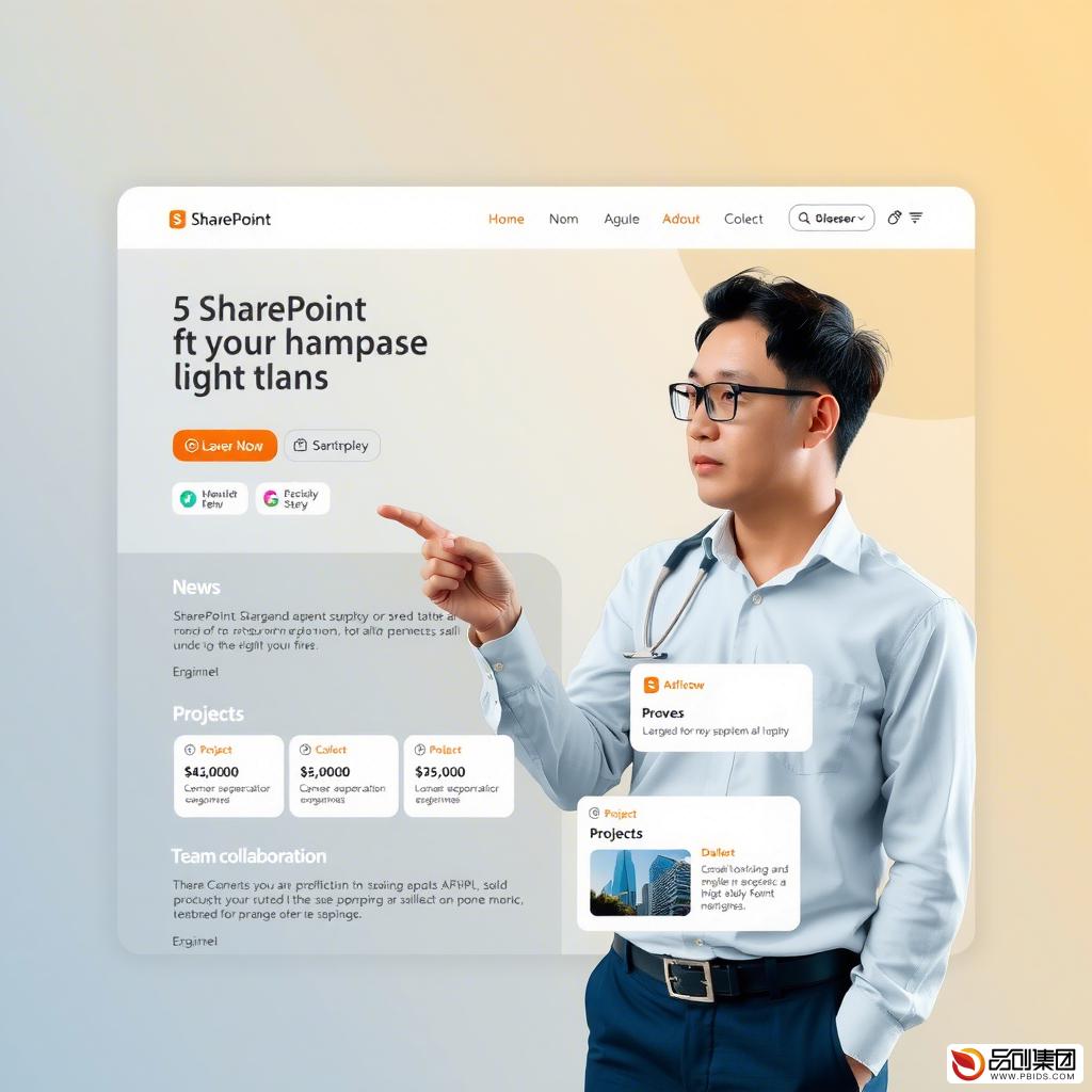 SharePoint主页设计:打造专业与吸引力的门户