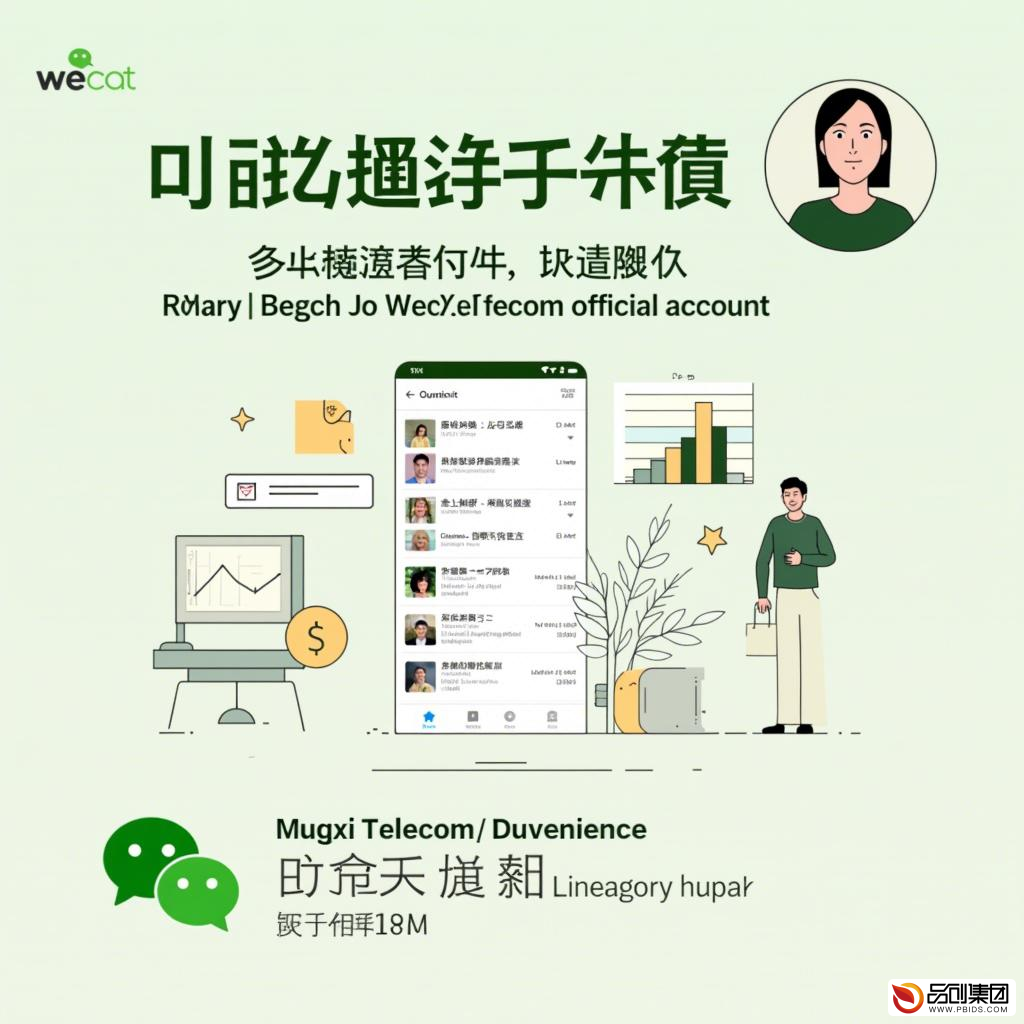 广西电信微信公众号：服务升级，智慧生活一触即达
