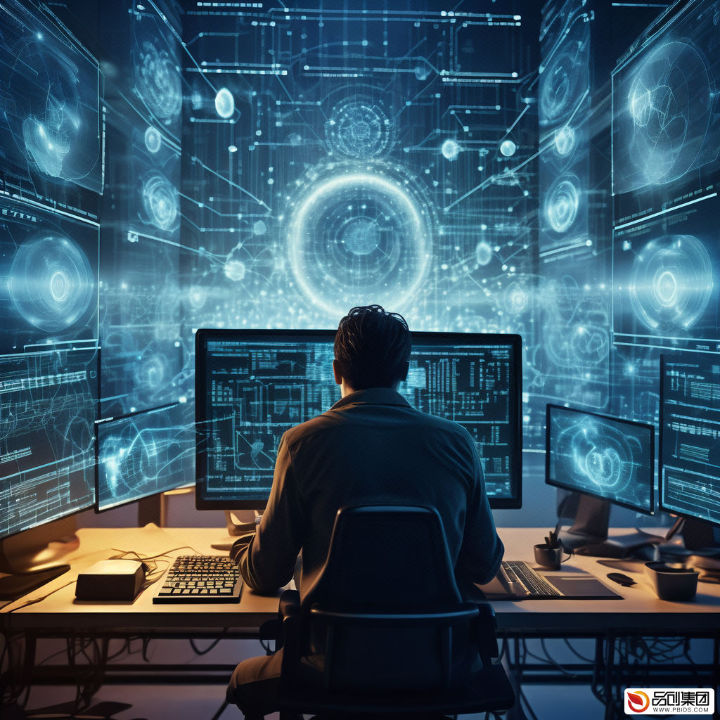 网络安全插图：描绘数字世界的守护之盾
